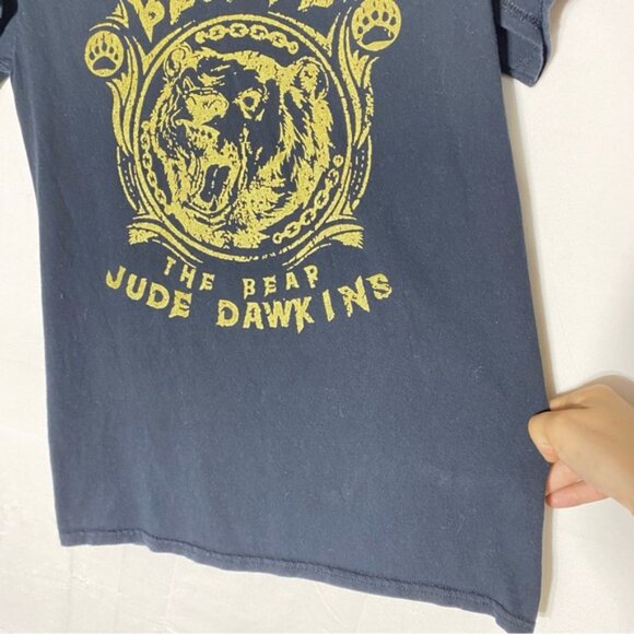 Gildan Black Gold Beware The Bear Jude Dawkins Graphic Tee T Shirt S - Picture 7 of 14